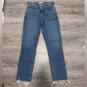 Madewell Straight Leg Blue Jeans